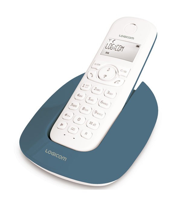 Logicom - Téléphone Fixe sans fil - Manta 150 Ardoise
