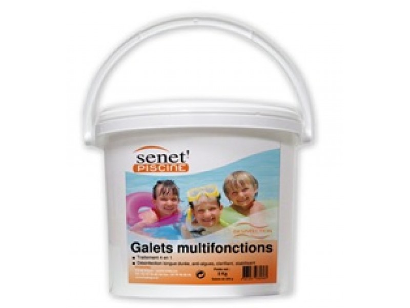 Galets chlore multifonctions  Senet Piscine  - 5 kg 124783